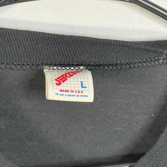 Vintage Jerzees Las Vegas T Shirt Lights Up Strip Hotels Single Stitch Large VTG - Picture 8 of 14